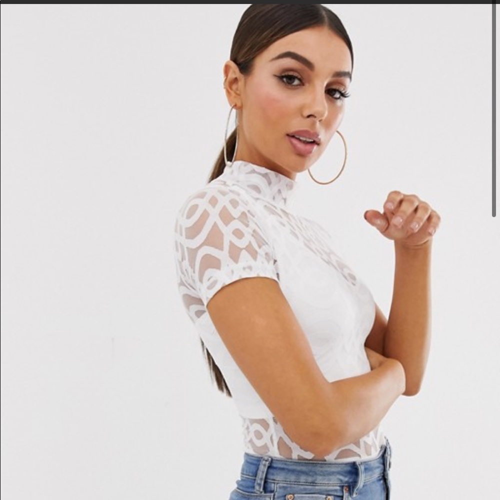 ASOS bodysuit with bralette attached